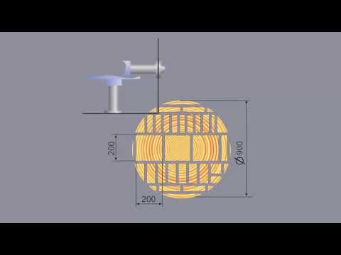 Видео: ДПУ 500, ДПУ600 дисковая пилорама углового пиления