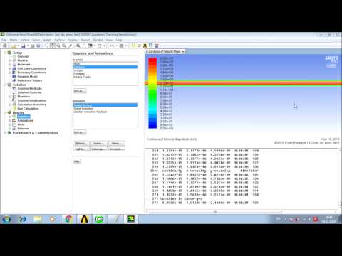 Видео: Ламинарное течение в трубе ANSYS Fluent / Laminar pipe flow