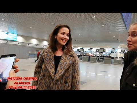 Видео: Наталия Орейро /06/11/2018/ в аэропорту Домодедово