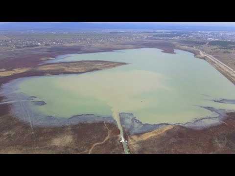 Видео: Белогорское водохранилище наполнено. Тайганское водохранилище наполняется.