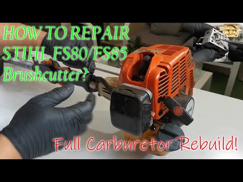 Видео: VTECH 54 - Устранение неисправностей и ремонт кустореза Stihl FS85