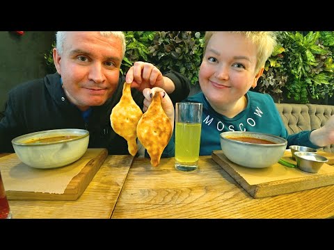 Видео: Мукбанг нагуляли ЗВЕРСКИЙ аппетита! Обьедаемся ХИНКАЛИ, борщ и харчо в грузинском РЕСТОРАНЕ в Питере