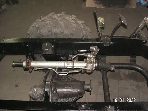 Видео: Установка рейки вместо насос-дозатора на минитрактор.