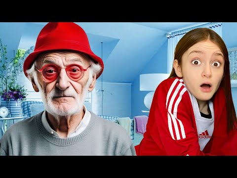 Видео: Одна Дома со Странным дедом!!
