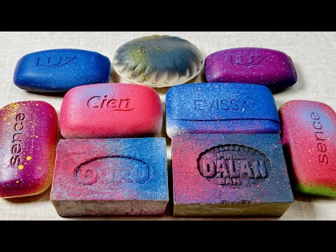 Видео: Soap cutting on the table *76🌺 ASMR soap * Резка мыла на столе