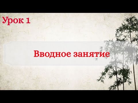 Видео: Урок 1. Вводное занятие.