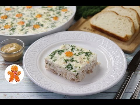 Видео: Заливное из Курицы "Курочка под Снегом"