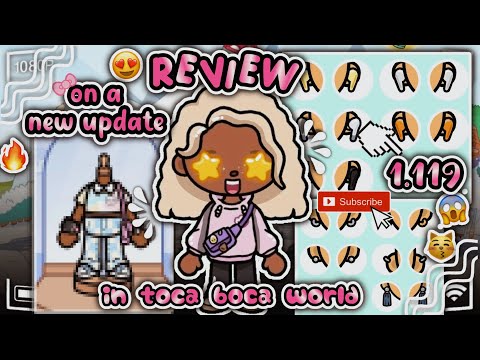 Видео: ОБЗОР НА НОВУЮ ОБНОВУ В Toca Boca World!😍 - 1.119😽// сережки и наушники😱 - toca twix🍫