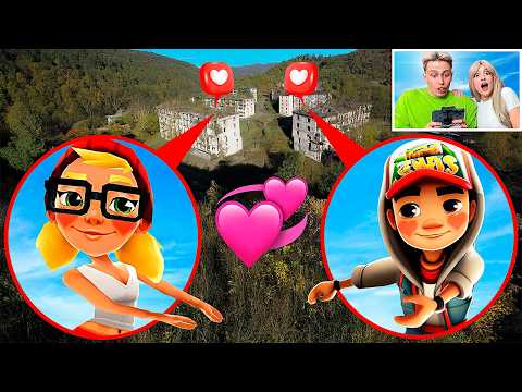 Видео: мой дрон снял ДЖЕЙК vs ТРИКИ SUBWAY SURFERS в Реальной Жизни!