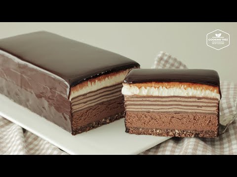Видео: 3 слоя шоколадного блаженства! Рецепт чизкейка с тройным шоколадным блином | Богатый десерт