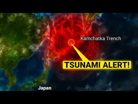 Видео: Землетрясение магнитудой 8,8 на Камчатке едва затронуло океан — но то, что творится внизу, ужасает!