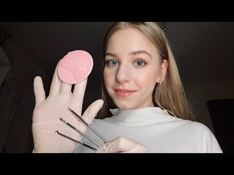Видео: АСМР Косметолог. Чистка лица. Тихий голос. Перчатки 💕 | ASMR Gentle Beautician 💕