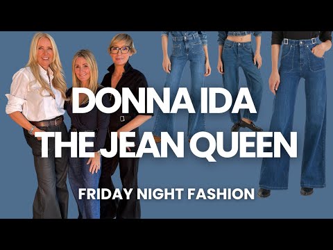 Видео: Джинсовая Библия Джинсовой Королевы | Донна Ида в программе Friday Night Fashion