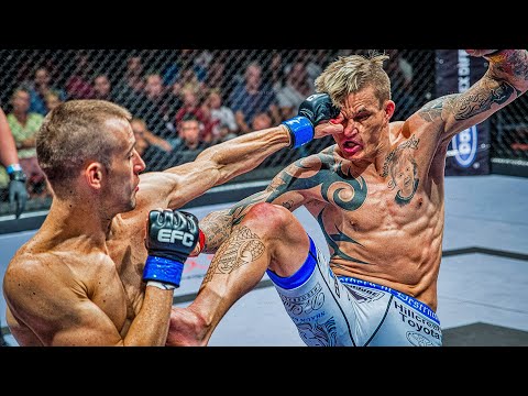 Видео: 15 самых беспощадных боев ММА в истории EFC