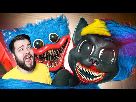 Видео: КАРТУН КЭТ ПРОТИВ ХАГИ ВАГИ СНЯТЫЙ НА КАМЕРУ😨 Poppy Playtime в РЕАЛЬНОЙ ЖИЗНИ