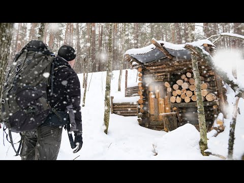 Видео: ВЕРНУЛСЯ В ЗЕМЛЯНКУ ПОСЛЕ СНЕГОПАДОВ | НОВОГОДНЯЯ СЕРИЯ | ГОТОВЛЮ ТОМ ЯМ НА ПЕЧИ