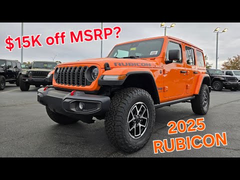 Видео: На этот Wrangler Rubicon 2025 года (Joose) с Power Top скидка более чем на 23% от рекомендуемой р...