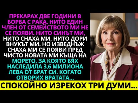 Видео: Две години се борих с рака. Нито един човек от семейството ми не дойде. Нито синът ми, нито снаха...