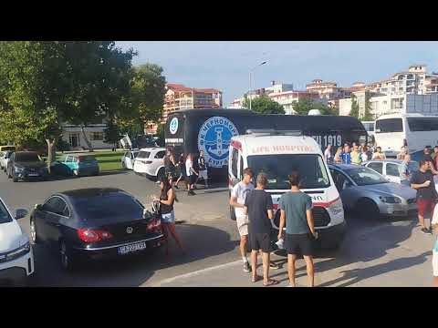 Видео: преди мача Черноморец-Янтра