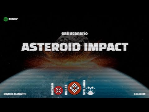 Видео: Столкновение с астероидом | Сценарий EAS | Система экстренного оповещения