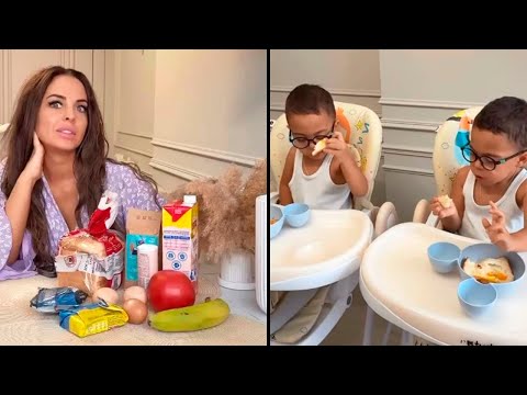 Видео: Юлия Ефременкова приготовила близнецам вкусный обед Горячие бутерброды и банановые оладушки