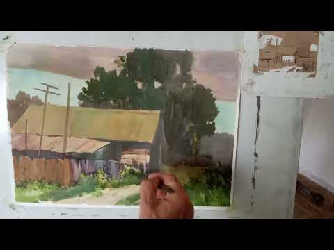 Видео: Состояние в пейзаже. Без натуры. Завершение.