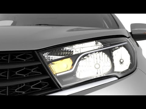 Видео: lada Vesta Замена битого корпуса оригинальной фары с перестановкой отражателей в новый корпус