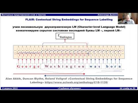 Видео: DL2022: Векторные представления слов и текстов (часть 2)