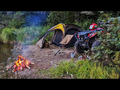 Видео: Кемпинг на квадроциклах в стране медведей — начос на костре в голландской печи