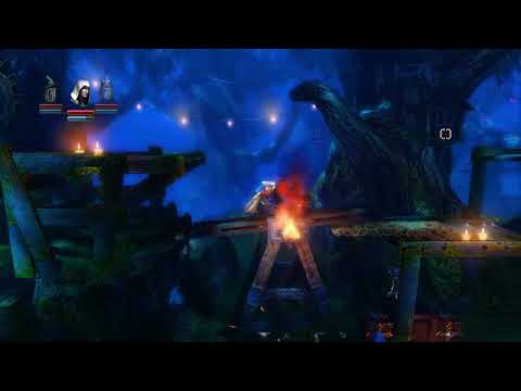 Видео: Trine Enchanted Edition. Сложное. Деревня Брэмблстоук / Hard. Bramblestoke Village