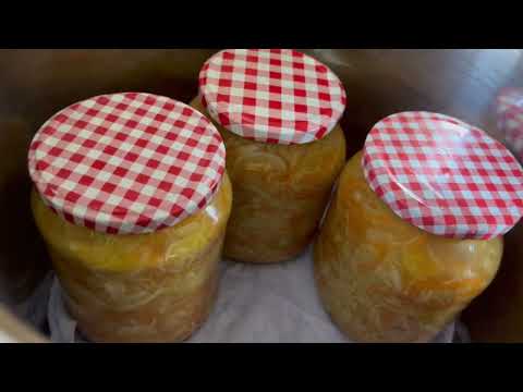 Видео: Жара в Баварии. Что делать с кабачками? Заготавливаем салатик!