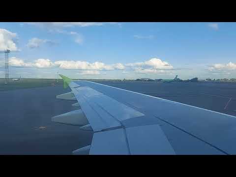 Видео: S7 5007 Новосибирск(Толмачево)-Санкт-Петербург(Пулково) Airbus A321