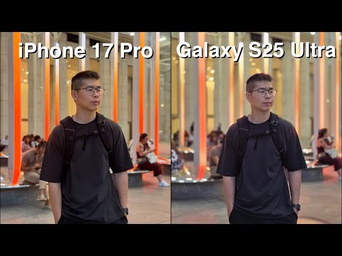 Видео: Сравнение камер iPhone 17 Pro и Galaxy S25 Ultra!