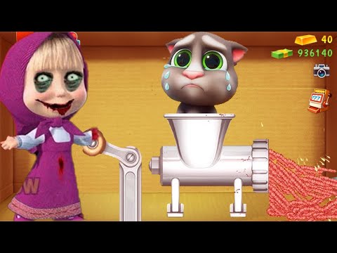 Видео: ТОМ-ГЕРОЙ против Маши в Horror Meat Grinder | Kick The Buddy