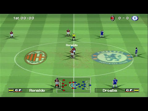 Видео: Pro Evolution Soccer 6 — «Милан» против «Челси» | PS2