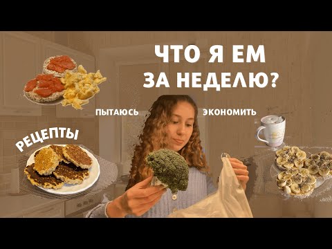 Видео: Что я ем за неделю? | простые рецепты, экономия и немного учебы : )