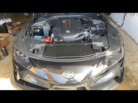 Видео: Установка блока подушек безопасности и тестдрайв, поедет ли наш проект 2020 Toyota Supra GR MK5 ￼￼￼