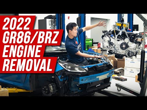 Видео: Удаление перегоревшего двигателя в нашем GR86 2022 года