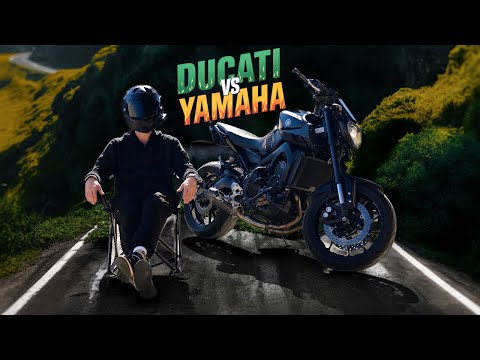 Видео: Yamaha MT-09 vs Ducati 848 Evo | Чому продав спорт і пересів на стріт