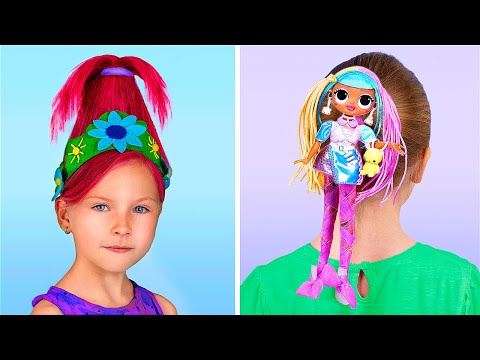 Видео: 11 милых причёсок за пару минут!