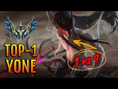 Видео: Как играет ТОП 1 Ёнэ (камбэк 1vs9) | Претендент | League of Legends