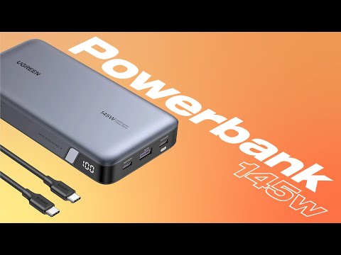 Видео: Ugreen PB205 — powerbank для ноутбука. 145Вт и 25000мАч!