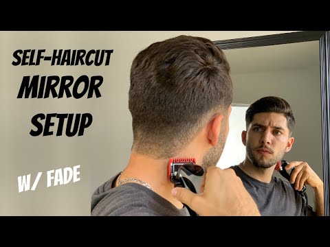 Видео: Моя установка зеркала для самостоятельной стрижки с эффектом плавного перехода