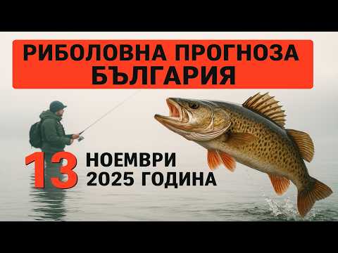 Видео: ПРОГНОЗ КЛЪВА в БЪЛГАРИЯ на 13 ноември 2025 г. Хвърляй всичко и на риболов!