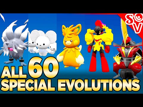 Видео: Все 60 специальных эволюций в Pokemon Scarlet и Violet