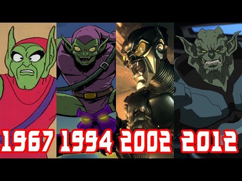 Видео: Эволюция Зелёного Гоблина все появления в фильмах и мультфильмах (1967-2014)