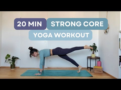 Видео: 20 Мин Йога Тренировка за Силни Корем и Гръб