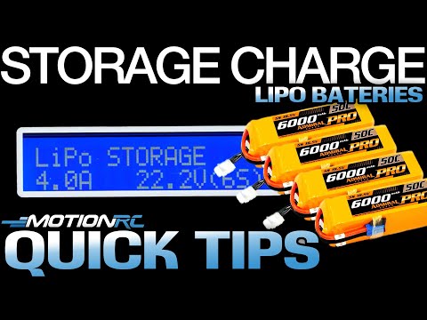 Видео: Хранение и зарядка LiPo-аккумуляторов для радиоуправляемых моделей | Краткий совет | Motion RC