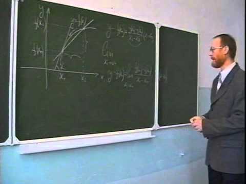 Видео: Лекция 1. Производная и её смысл.