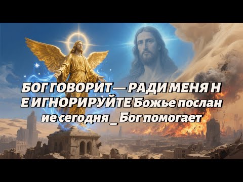 Видео: БОГ ГОВОРИТ — РАДИ МЕНЯ НЕ ИГНОРИРУЙТЕ Божье послание сегодня _ Бог помогает